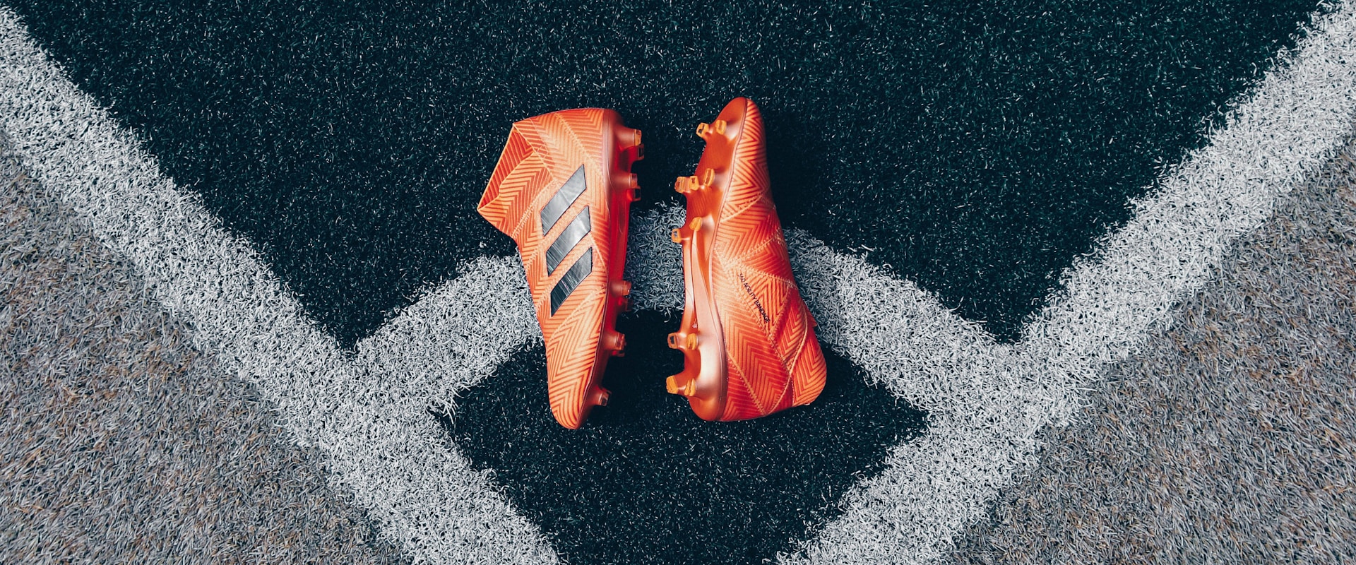 Professional football stadium with night lighting